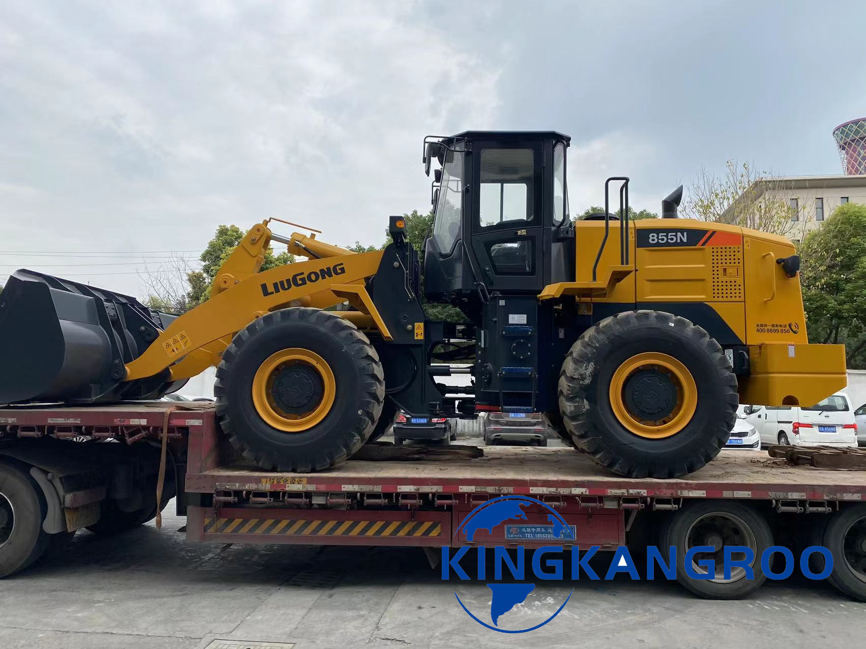 几内亚---1台柳工CLG855N装载机